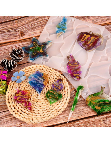 Moldes de Silicona Actvty para Adornos de Navidad - 2 Piezas