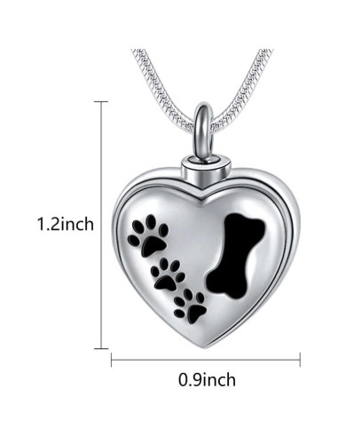 Collar Urna Personalizado Farfume para Cenizas de Mascotas