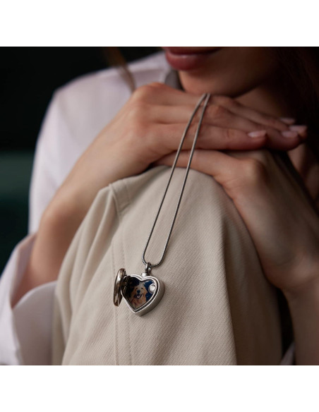 Collar Urna Personalizado Farfume para Cenizas de Mascotas Collar Urna Personalizado Farfume para Cenizas de Mascotas