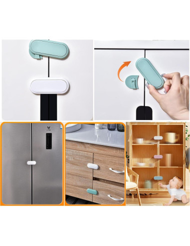 Kit de Seguridad para Bebés 14 Piezas - Cerraduras y Protectores