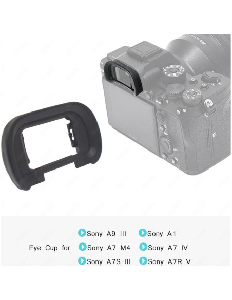 Copa Ocular EP19 para Sony A1 A7R V A7 IV A9 III A7S III - 2 Pcs Copa Ocular EP19 para Sony A1 A7R V A7 IV A9 III A7S III - 2 Pcs