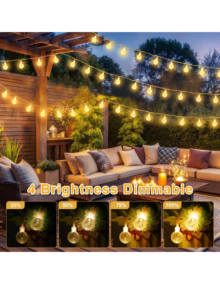 Luces de Cadena LED Omika 5m 50 Esferas RGB Control Remoto Luces de Cadena LED Omika 5m 50 Esferas RGB Control Remoto