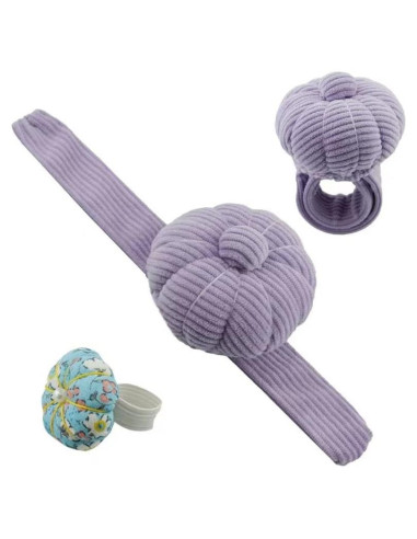 Cojín de Alfiler de Muñeca XGNG Morado para Costura DIY