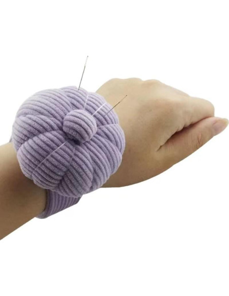 Cojín de Alfiler de Muñeca XGNG Morado para Costura DIY Cojín de Alfiler de Muñeca XGNG Morado para Costura DIY