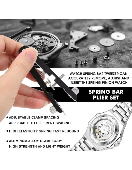 Kit de Herramientas de Pinzas para Reloj Ziyue con 10 Puntas Kit de Herramientas de Pinzas para Reloj Ziyue con 10 Puntas