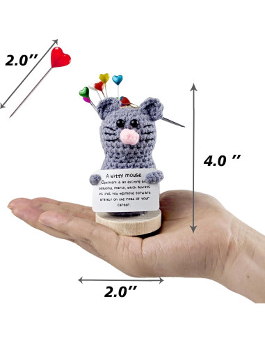 Kit de Costura Almohadilla Ratón ZD-7TXL con 30 Alfileres