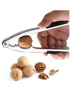Cascanueces LEFJUBAW de Zinc Resistente para Nueces y Avellanas 2