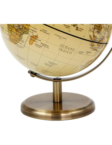Globo Terráqueo Antiguo Exerz 14 CM Mapa en Español