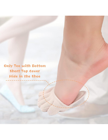 Calcetines Separadores para Mujeres SATINIOR - 6 Pares Talla 36-40