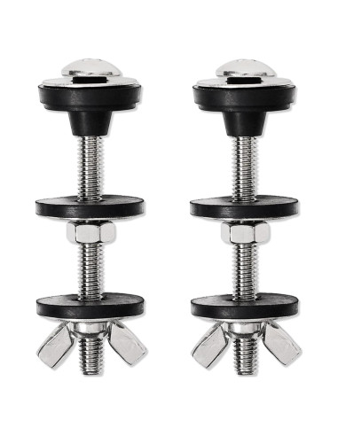 Kit de pernos de inodoro Qicrdvi M6 2PCS acero inoxidable