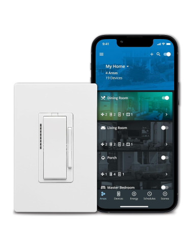 Dimmer Inteligente Wi-Fi Eaton EWFD30-C2-BX-L Compatible Alexa