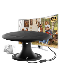 Antena Digital HD Amplificada RV Bigefeixu 28.5x13x29 cm