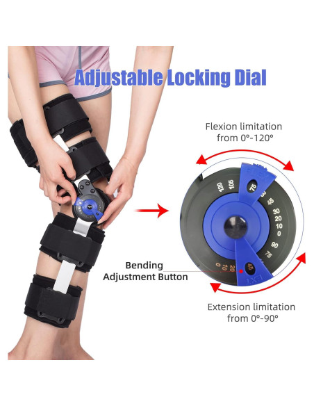Férula de Rodilla ROM Ajustable Shuyan Jiao para Rehabilitación Férula de Rodilla ROM Ajustable Shuyan Jiao para Rehabilitación