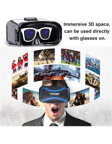 Gafas de Realidad Virtual 3D Aribest para Smartphones 4.5-6.7"