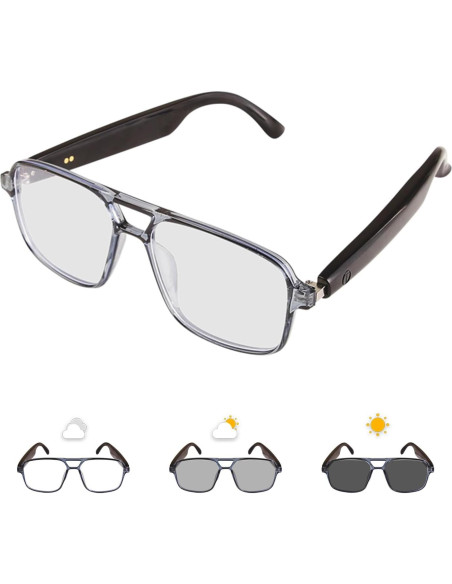 Gafas Inteligentes Bluetooth Piluyaa con Lentes de Cambio de Color Gafas Inteligentes Bluetooth Piluyaa con Lentes de Cambio de Color