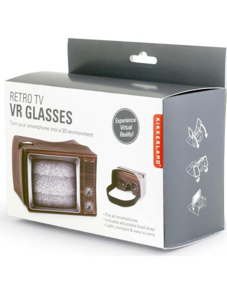 Gafas de Realidad Virtual Kikkerland GG98 para Smartphone Gafas de Realidad Virtual Kikkerland GG98 para Smartphone