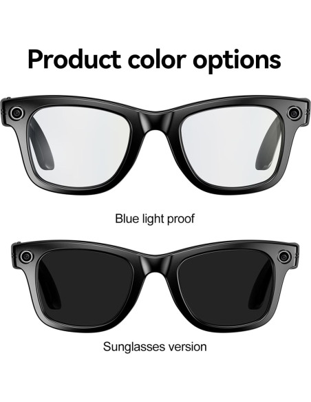 Gafas Inteligentes AI FNEWGK BX701 con Cámara HD y Bluetooth 5.4 Gafas Inteligentes AI FNEWGK BX701 con Cámara HD y Bluetooth 5.4