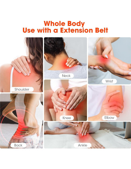Lámpara de Terapia de Luz Roja MQHOOB 3 en 1 660nm 850nm Lámpara de Terapia de Luz Roja MQHOOB 3 en 1 660nm 850nm