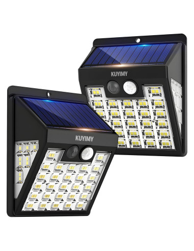 Luces Solares Exteriores KUYIMY con Sensor de Movimiento 72 LED