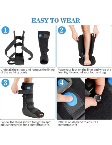Bota de Fractura Alta Medibot Air Cam Walker - Pequeña