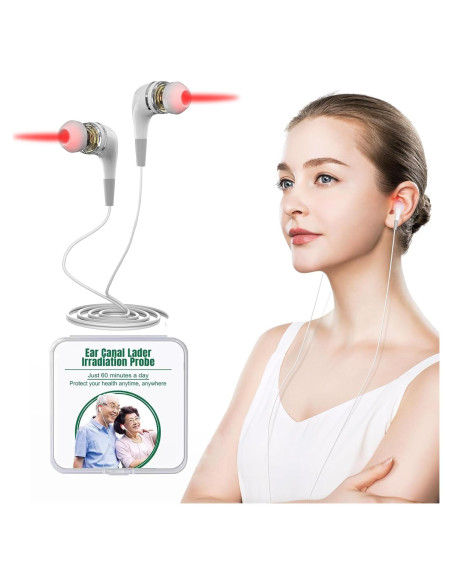 Dispositivo de Terapia de Luz Roja USB LaseLocks para Oídos Dispositivo de Terapia de Luz Roja USB LaseLocks para Oídos
