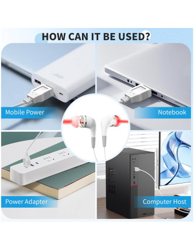 Dispositivo de Terapia de Luz Roja USB LaseLocks para Oídos
