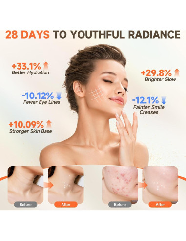 Máscara de Luz Roja AAQ LED para Cara y Cuello - Recargable