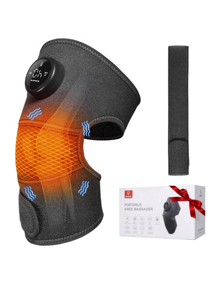 Masajeador de Rodilla Inalámbrico GOBOK K-712 con Calor y 8 Modos Masajeador de Rodilla Inalámbrico GOBOK K-712 con Calor y 8 Modos