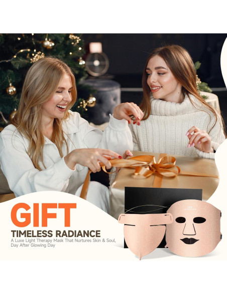 Máscara de Luz Roja AAQ LED para Cara y Cuello - Recargable Máscara de Luz Roja AAQ LED para Cara y Cuello - Recargable