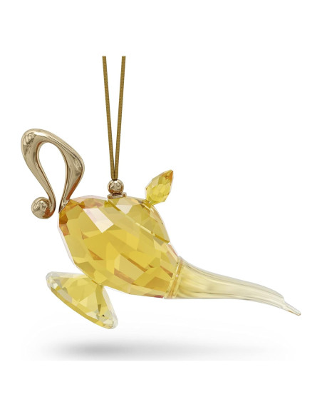 Adorno Navideño Lámpara Mágica Aladino Swarovski Cristales Amarillos Adorno Navideño Lámpara Mágica Aladino Swarovski Cristales Amarillos