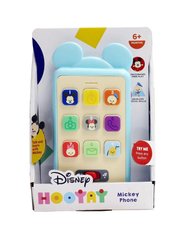 Teléfono Mickey Mouse Disney Hooyay con Luces y Sonidos