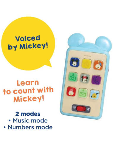 Teléfono Mickey Mouse Disney Hooyay con Luces y Sonidos
