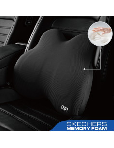 Almohada Lumbar Espuma con Memoria Skechers Negro 41x23cm 2