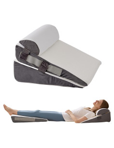 Juego de 3 Almohadas en Cuña Ajustables WGAKCED - Alivio Reflujo