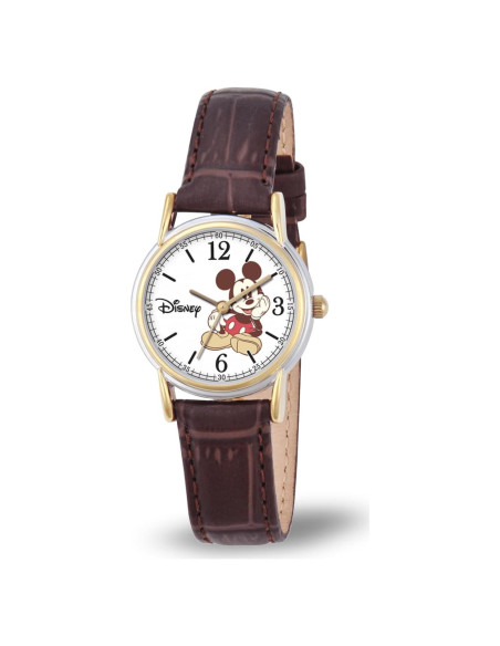 Reloj Mickey Mouse Vintage para Mujeres - Caja Dorada 28mm Reloj Mickey Mouse Vintage para Mujeres - Caja Dorada 28mm