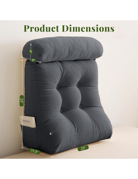 Almohada en Cuña Sasttie 2PCS Ergonomica para Leer y Dormir Almohada en Cuña Sasttie 2PCS Ergonomica para Leer y Dormir