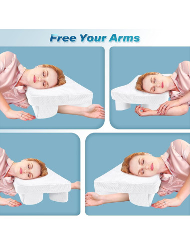 Almohada Cervical SAHEYER Espuma Viscoelástica con Agujeros