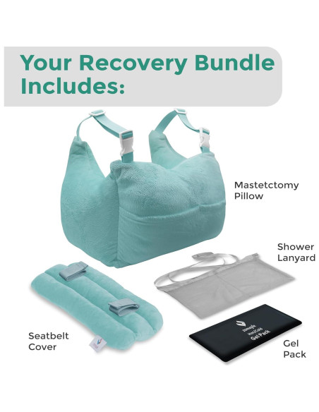 Almohada de Mastectomía Zomaple B1MSPS - Suave y Ajustable Almohada de Mastectomía Zomaple B1MSPS - Suave y Ajustable