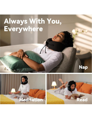 Almohada de Cuello EVERY THINK E3 - Viscoelástica, Aislante Ruido