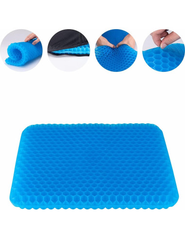 Cojín de Gel para Asiento Yunqing 40.6x35.6 cm Antideslizante