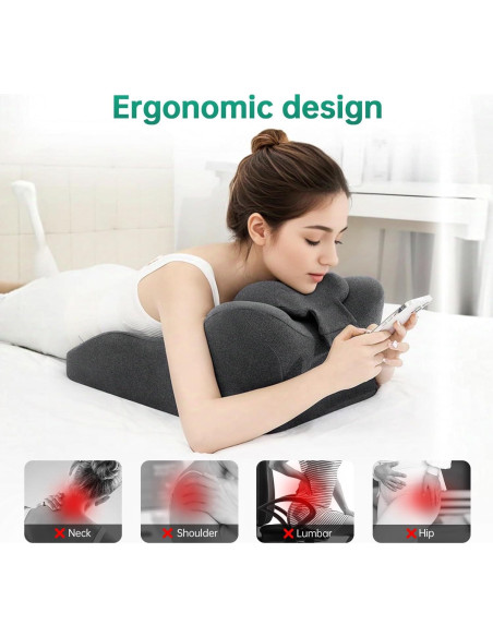 Almohada Ergonómica MOONYOOY A1046 de Espuma Viscoelástica Almohada Ergonómica MOONYOOY A1046 de Espuma Viscoelástica