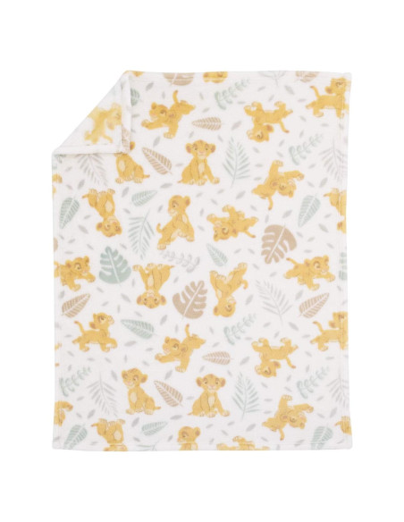 Manta de bebé NoJo Rey León Disney 101.6x76.2 cm Beige Manta de bebé NoJo Rey León Disney 101.6x76.2 cm Beige