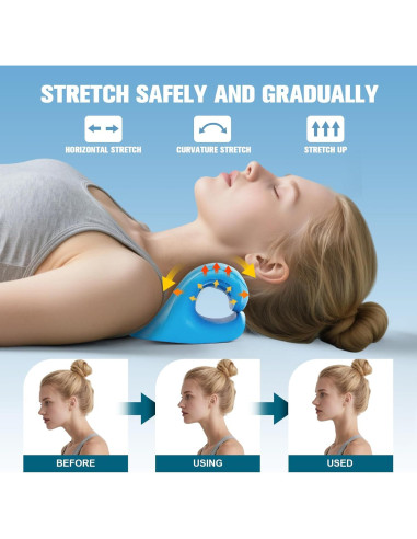 Estirador de Cuello ACIXX Almohada Tracción Cervical 20.5x17cm