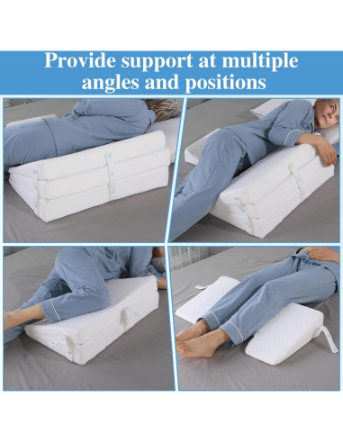 Almohada Antiescaras MABOZOO Cuña Ajustable 3 Alturas 61x36x24.9 cm