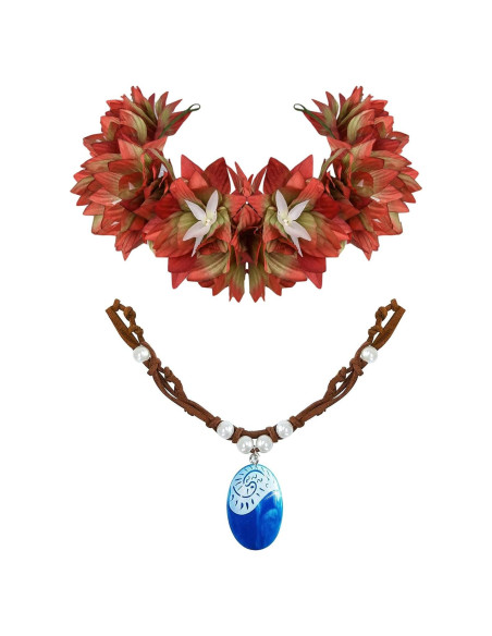 Corona de Flores Hawaiana DreamLily para Niñas - Talla Única Corona de Flores Hawaiana DreamLily para Niñas - Talla Única