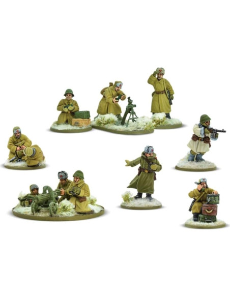 Grupo de Apoyo Ejército Soviético Warlord 28mm Invierno Grupo de Apoyo Ejército Soviético Warlord 28mm Invierno