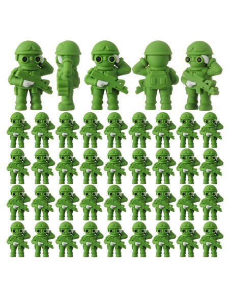 Figuras de Acción Soldados de Juguete Weysat 50 Pcs Verde Figuras de Acción Soldados de Juguete Weysat 50 Pcs Verde
