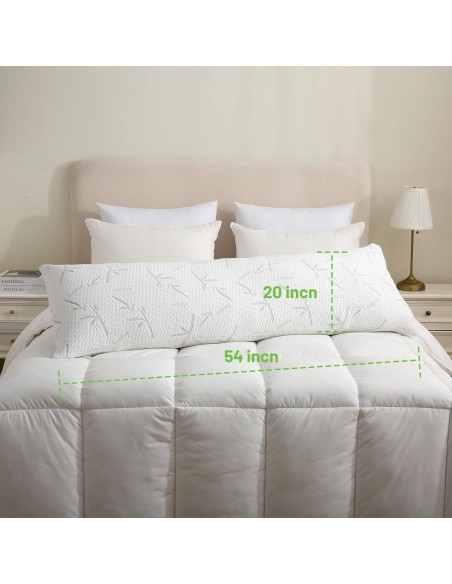 Almohada Corporal Primesoft Ajustable con Funda Desmontable 50.8x137.2 cm Almohada Corporal Primesoft Ajustable con Funda Desmontable 50.8x137.2 cm