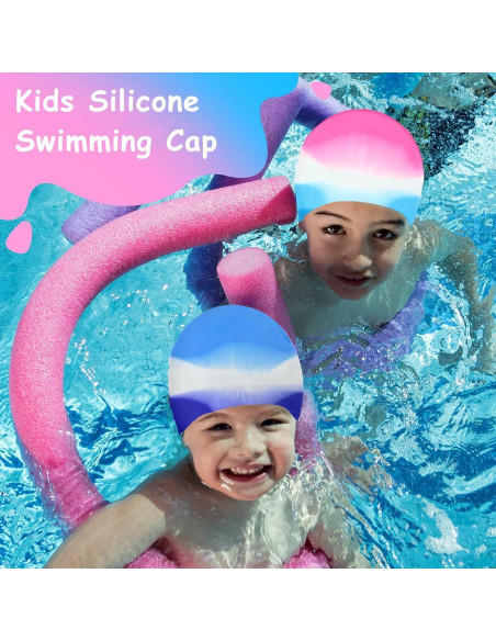Set de Natación para Niños: Gorro y Gafas Antivaho 3-14 Años Set de Natación para Niños: Gorro y Gafas Antivaho 3-14 Años