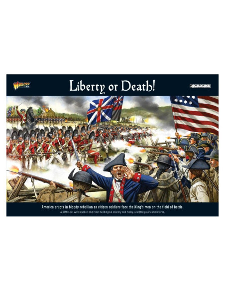 Conjunto de Miniaturas Libertad o Muerte Warlord 1:56 para Juegos de Mesa Conjunto de Miniaturas Libertad o Muerte Warlord 1:56 para Juegos de Mesa